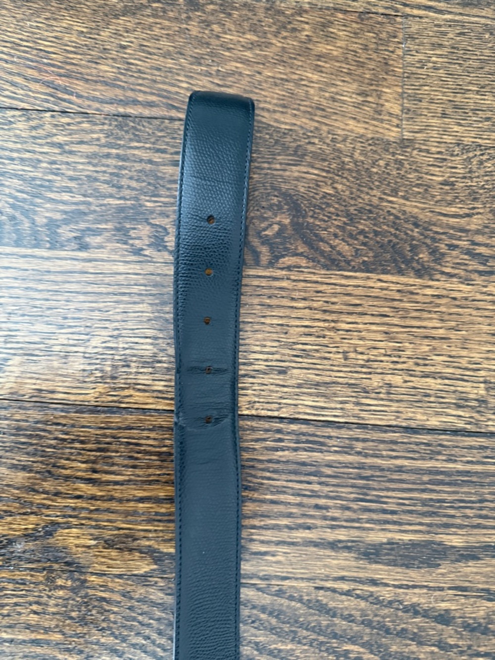 Salvatore Ferragamo Black Leather Belt with Silver Gancini Buckle - Picture 14 of 16